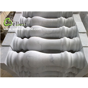 China White Marble Balustrade/Railings, Staircase Rails