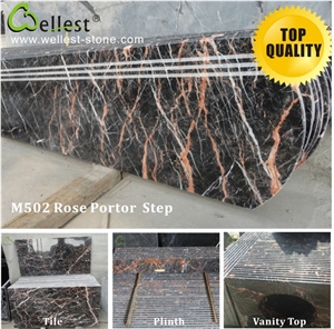 High Quality Red Marble Slabs & Tiles Stone for Wall Cladding & Floor Paving/China Natural Marble Tile with Polished Finished