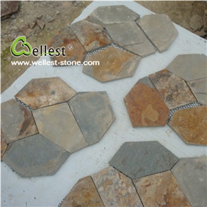 S015 Multi Rusty Slate Stone/Natural Stone Flagstone for Paving