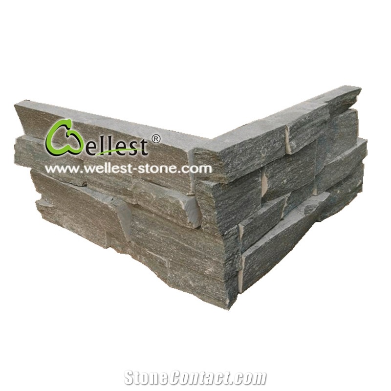 Sl-007rzc Natural Slate Culture Stone Ledge for Corner