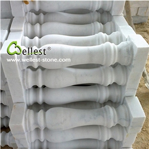 Wellest Beautiful White Mrble Balustrades/Railings with Grade a