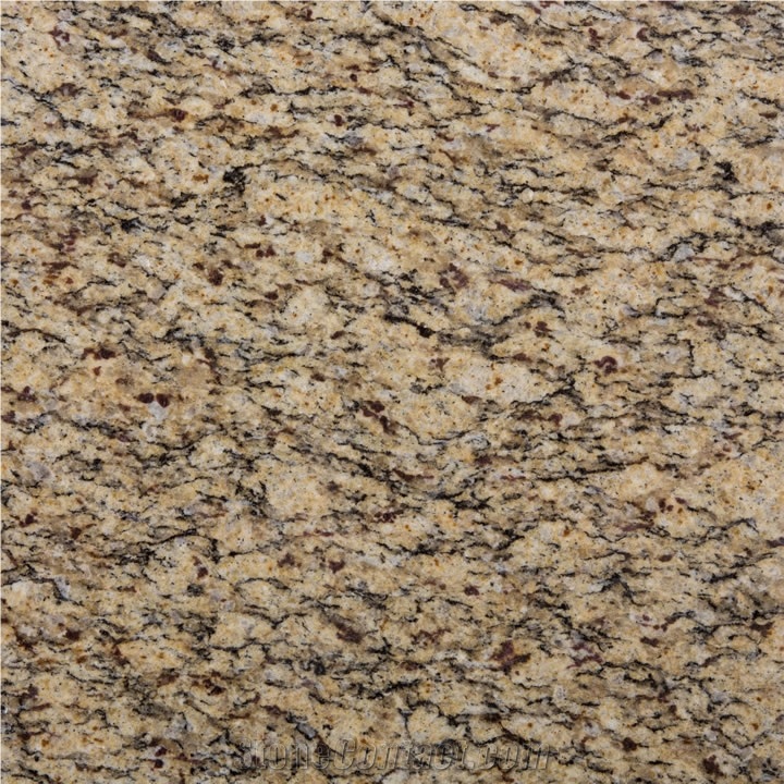 Giallo Santa Cecilia Granite Tiles & Slabs, Yellow Granite Polished Floor Tiles, Flooring Tiles