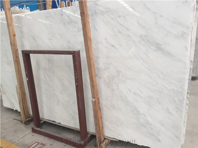 A Grade-China Cloudy White Marble Slabs & Tiles/ China Bianco Marble Tile/China Statuario White Marble Slabs & Tiles-High Polished