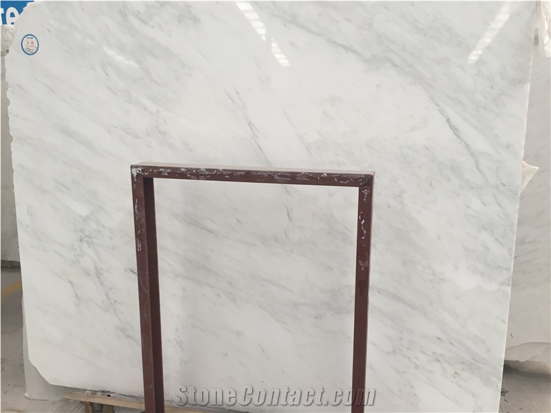 A Grade-China Cloudy White Marble Slabs & Tiles/ China Bianco Marble Tile/China Statuario White Marble Slabs & Tiles-High Polished
