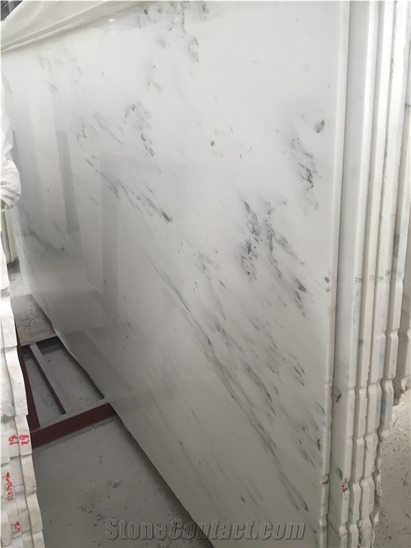 Han White Marble, Shangrila White Marble Slabs & Tiles for Walling & Flooring