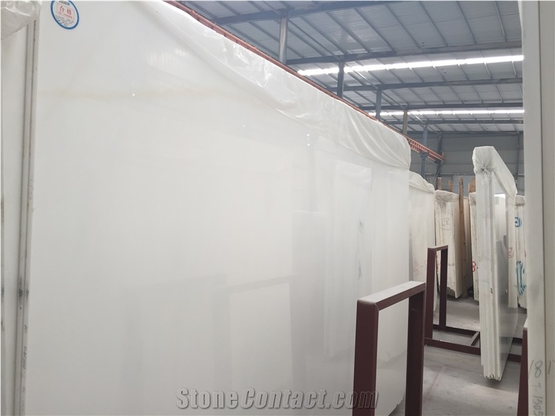 High Polished China Shangri-La White Marble Slabs & Tiles, China Bianco Statuario White Marble Cut to Size