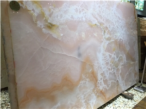 Import Fatansy Pink Onyx Slabs & Tiles /Transparent Stone Slabs