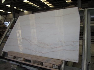 Veined Vigaria White Marble Slabs
