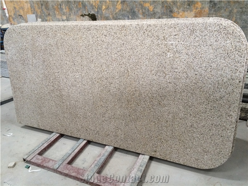Fargo G682 Granite Solid Table Top, Chinese Yellow Granite Reception Desk/Counter, G682 Polished Customized/Designed Table Tops/Work Tops