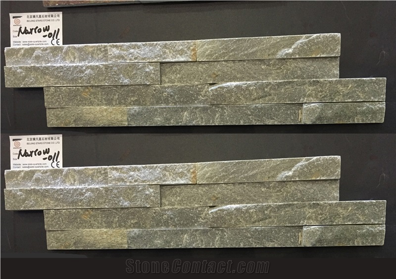 Grey Slate Cultured Stone, Wall Cladding, Ledge Stone Veneer