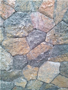Random Limestone Cultured Stone for Wall Cladding Stacked Filed Stone Veneer