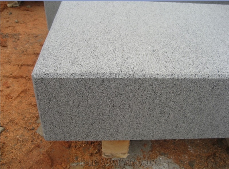 Black Basalt Tile & Slab Sandblasting, China Grey Basalt