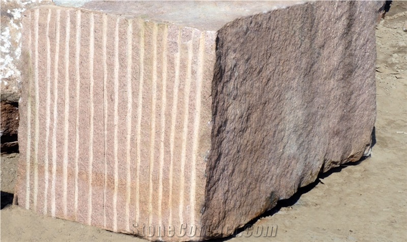 Rosa Eulalia Granite Blocks