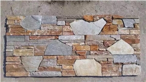 Lowest Rusty Slate Wall Stone, Rusty Cultured Stone Slate, Slate Cultural Stone, Wall Covering Cultural Stone Slate, China Slate Cultural Stone