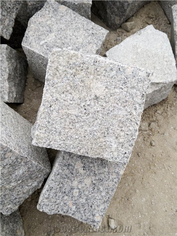 Sale Hot G341 Granite Cubestone, China Grey Granite Cobble Stone for Paving Outside, Cobble Stone