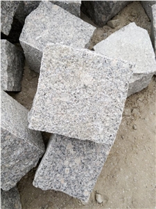 Sale Hot G341 Granite Cubestone, China Grey Granite Cobble Stone for Paving Outside, Cobble Stone