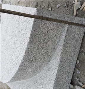 Special G341 Granite Pieces, Grey Granite Stone between Kerbstone and Cubble