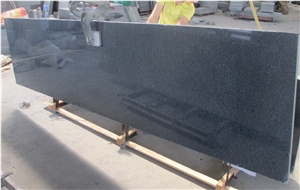 Chinese Pandang Dark Granite, G654 Grey Granite Small Slab,G654 Granite,China Impala Black Granite,Sesame Black Polished Slabs & Tiles