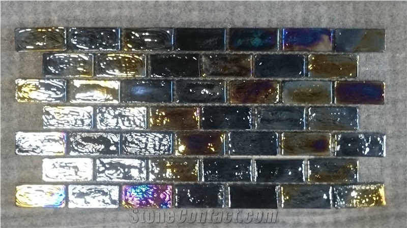 Color Glass Mosaic Tiles for Wall