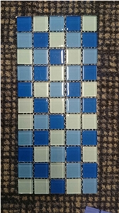 Color Glass Mosaic Tiles for Wall