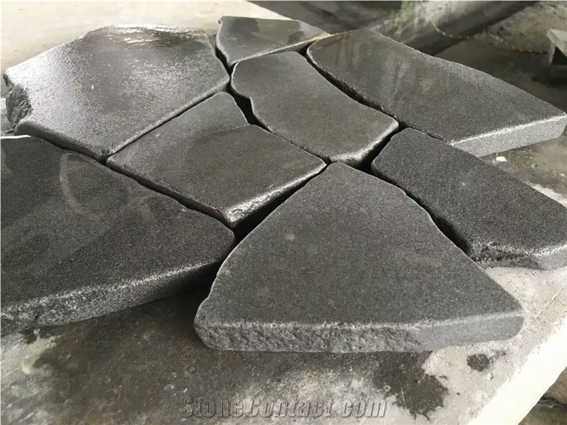 Hainan Black Basalt/Pavers/Tumble Stone/ Flooring