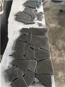 Hainan Black Basalt Tumbled Stepping Stone / Random Paving