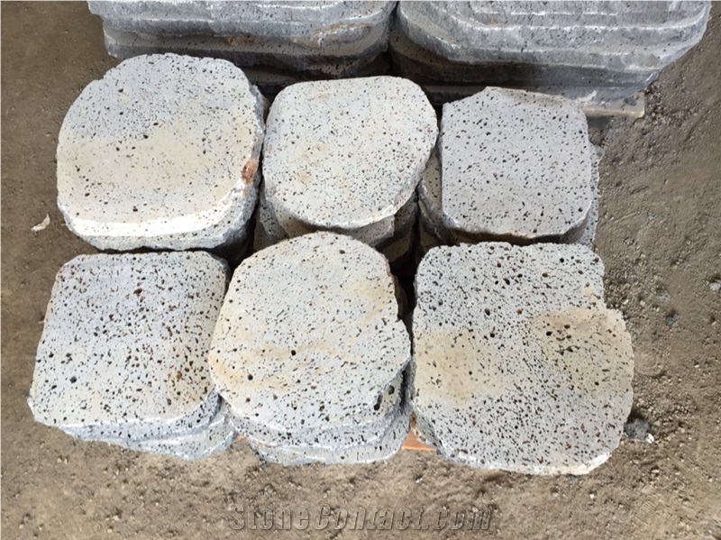 Lava Stone Stepping Stone / Hainan Black Basalt Random Paving