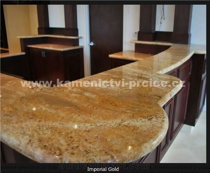 Granite Kitchen Top Imperial Gold
