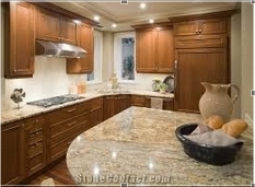 India Shiva Gold Granite kitchen countertops, yellow granite vanity tops 