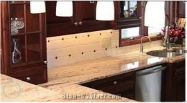 Ivory brown granite kitchen countertops, brown granite bar tops 