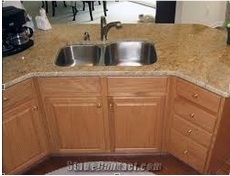 Merry gold granite kitchen countertops, brown granite vanity tops 