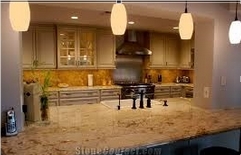 Sivakasi Granite kitchen countertops, yellow granite bar tops, island tops 