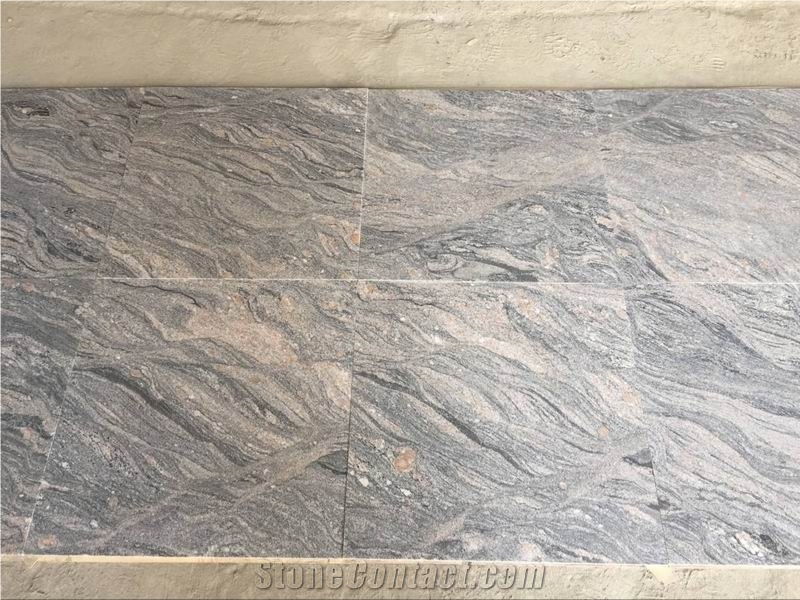 China Juparana Grey Granite Slabs & Tiles, Grey Granite Floor/Wall Tiles