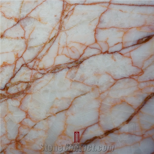 Drama Gold Marble White and Red Marble Red Root Marble Tile in Popular Pattern Sells Good