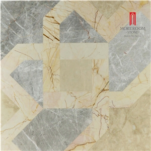Light Color Marble Laminate Marble Tile for Flooring