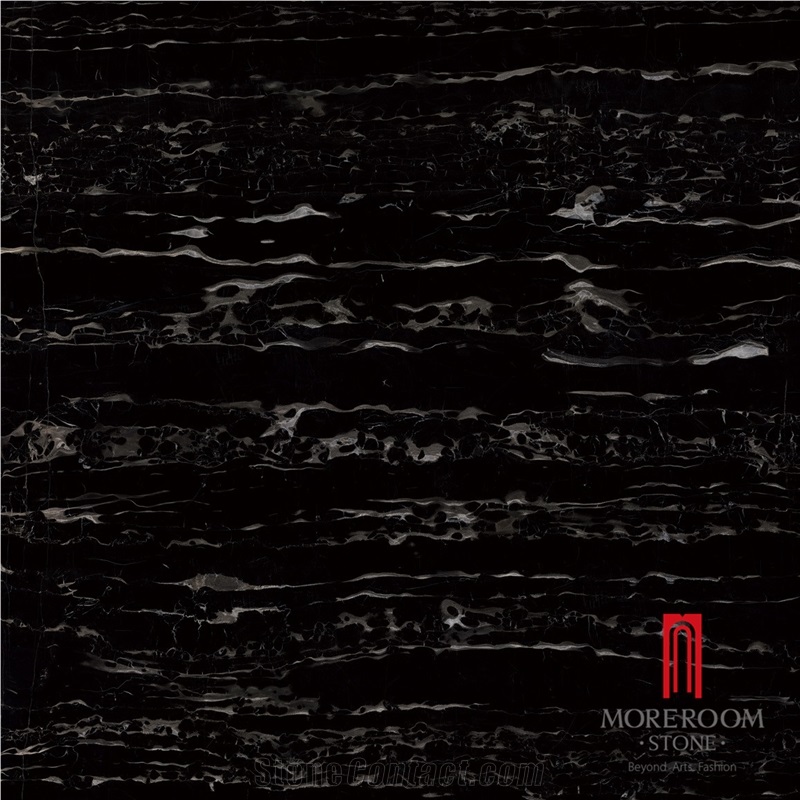 Silver Dragon Marble Tiles & Slabs,Black Marble with Silver Vein,Black Marble