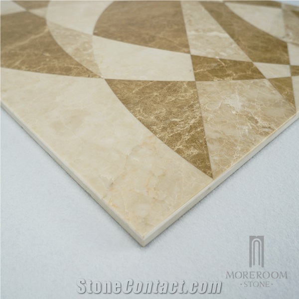 Turkey Burdur Cappuccino Light Marble Floor Tile New Products Modern House Turkish Marble Price Marble Medallion Home Decoration