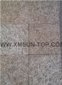 Giallo Santa Cecilia Granite Slab/ Tiles /Brazil Yellow Granite/ Yellow Flamed Tiles Flooring Tiles/ Wall Covering
