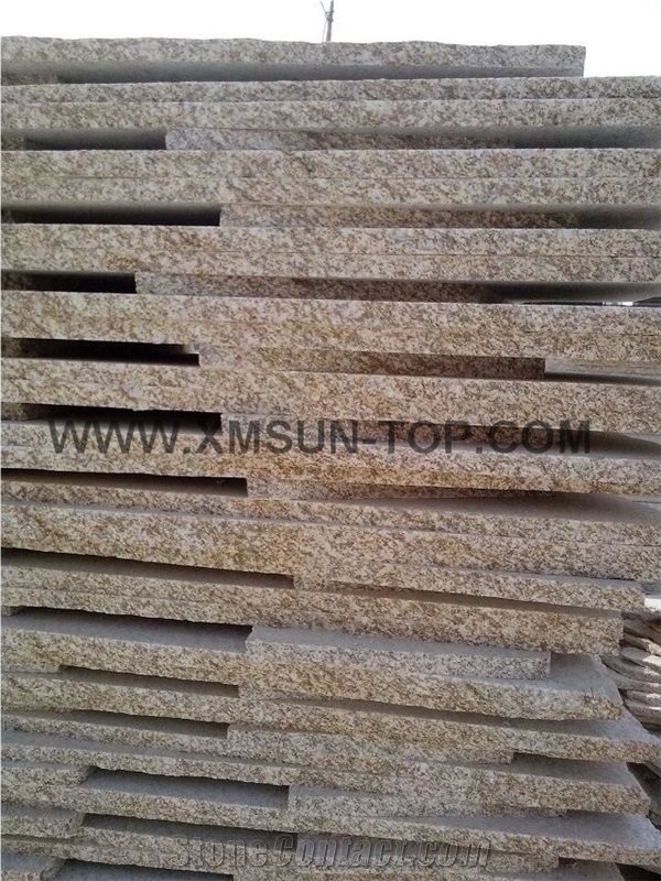 Giallo Santa Cecilia Granite Slab/ Tiles /Brazil Yellow Granite/ Yellow Flamed Tiles Flooring Tiles/ Wall Covering