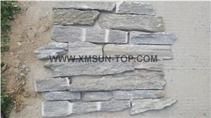 Loose Stone Slate Wall Stone/Wall Cladding Stone/Grey Slate Cultured Stone