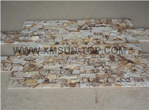 Nature Cultured Stone Panel/Wall Stone Veneer/Ledge Stone Veneer/Stacked Stone Wall Cladding/Ledge Stone Corner/Slate Wall Cladding Tile/Exterior Facade Tile/Facade Wall Tile