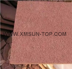 Red Sandstone Covering/Red Sandstone Road Paving/Flamed Surface Sandstone Floor Tiles/ Red Sandstone Flagstone Wall Tiles/ Home Decoration/ Customize Red Sandstone