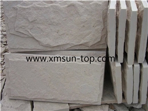 White Sandstone Mushroom Stone Wall Cladding/Sandstone Wall Tiles