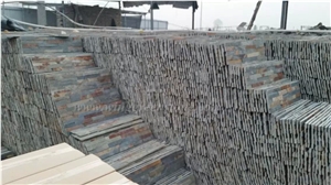 Cheap Price High Quallity Rustic Slate Cultured Stone/Stacked Stones/Veneer Stones Panel for Exterior Decoration and Wall Cladding, Winggreen Stone
