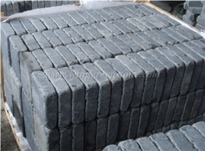 China G684 Granite Paving Stone, G684 Cube, Black Pearl Cube Stone, Black Pearl Granite Paver, G684 Black Small Cubes, Black Tumbled Cube Stone, Xiamen Winggreen Stone