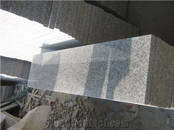 China Grey Granite Staircase, Popular Grey Granite, G603/China Grey Granite Stairs, Padang White, Sesame Grey Granite Steps & Risers, Stair Treads & Thresholds, Xiamen Winggreen Manufacturer