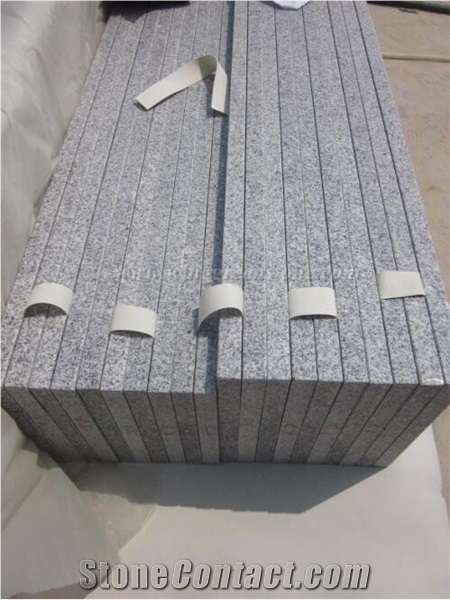 China Grey Granite Staircase, Popular Grey Granite, G603/China Grey Granite Stairs, Padang White, Sesame Grey Granite Steps & Risers, Stair Treads & Thresholds, Xiamen Winggreen Manufacturer