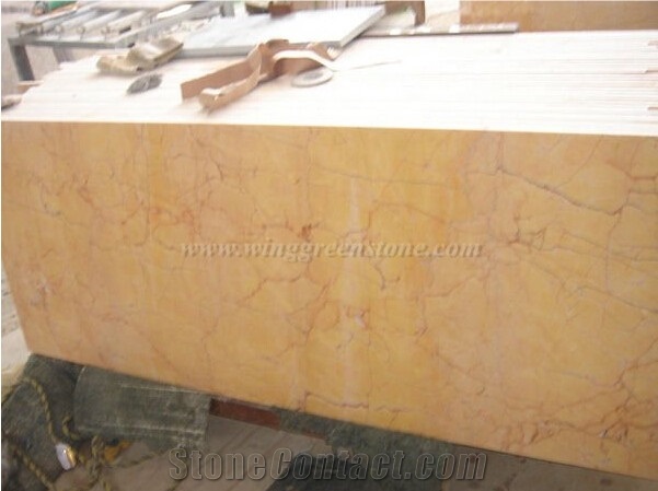 China Guang Yellow Marble Slabs and Tiles,