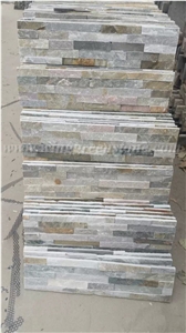 Competitive Price High Quality Wooden Yellow Slate Cultured Stone for Wall Cladding, Winggreen Stone