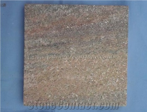 Flamed Pink/ Red Quartzite Wall/Floor Tiles, Flamed Quartzite Stone Flooring, Flamed Quartzite Wall/Floor Covering, Flamed Quartzite Stone, Xiamen Winggreen Stone